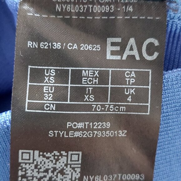 Marciano Bandage Mini Blue Dress, XS - Picture 4 of 8